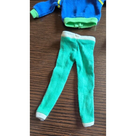 Vintage 1980s Barbie Ken? Clone Mod? Fashion Doll Clothes 4pc Lot Sweats Workout - Picture 12 of 16